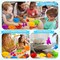 Counting Dinosaur Toys Matching Color Sorting Stacking Games with Bowls Preschool Learning Activities for Educational Sensory Montessori STEM Toy Sets Gift for Toddlers Kids Boys Girls Aged 3+